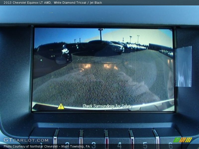 White Diamond Tricoat / Jet Black 2013 Chevrolet Equinox LT AWD