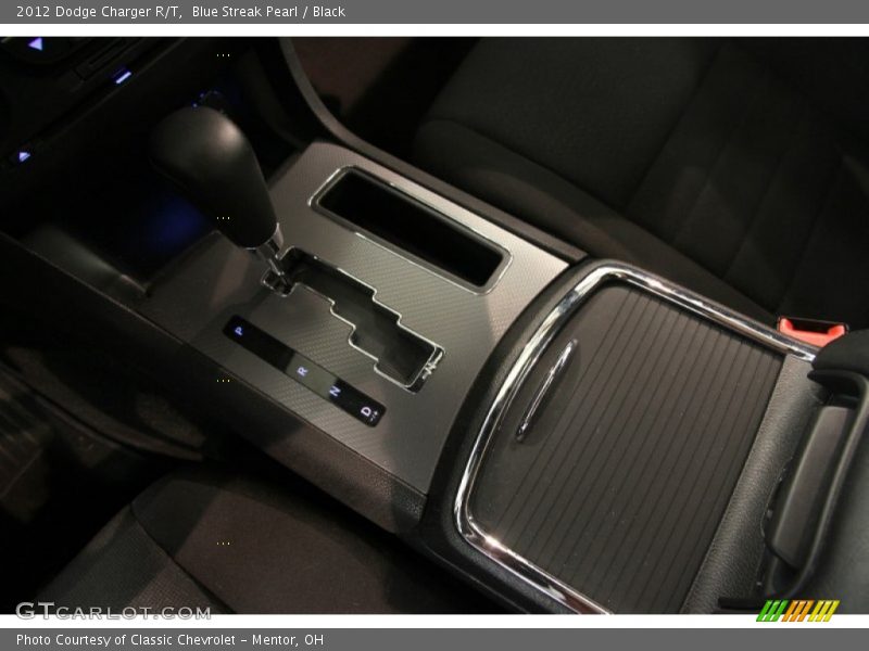 Blue Streak Pearl / Black 2012 Dodge Charger R/T