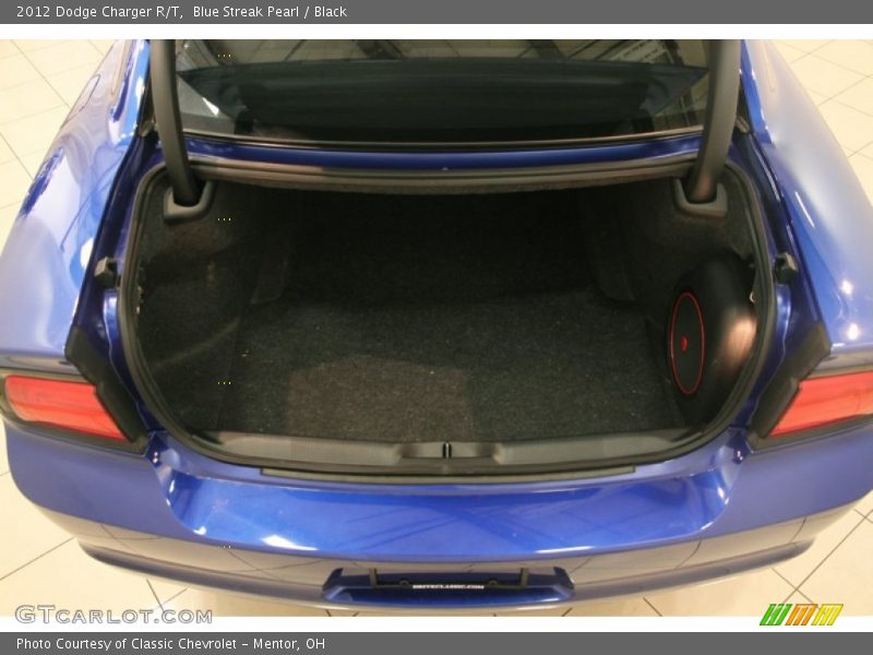 Blue Streak Pearl / Black 2012 Dodge Charger R/T