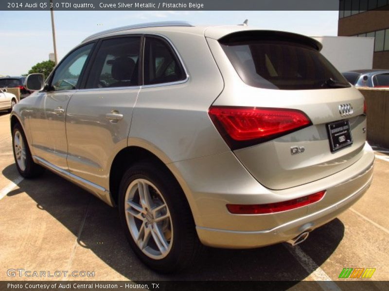 Cuvee Silver Metallic / Pistachio Beige 2014 Audi Q5 3.0 TDI quattro