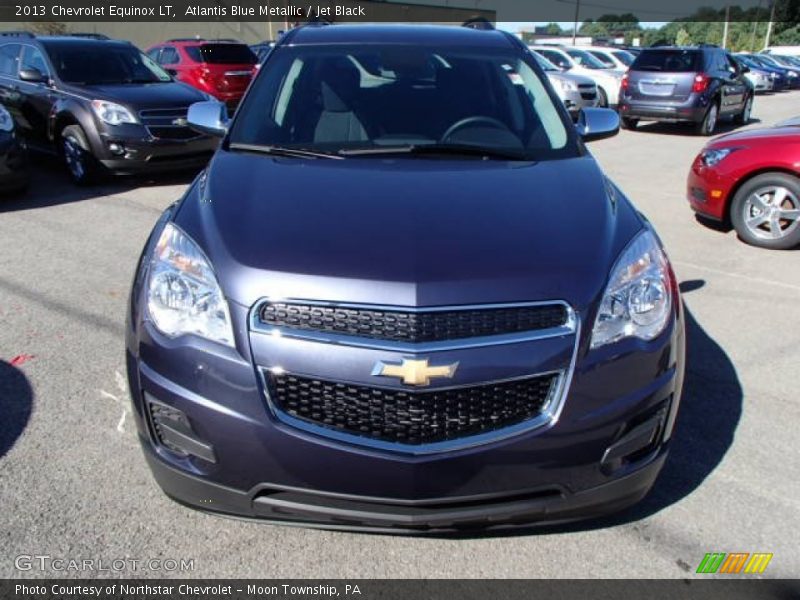 Atlantis Blue Metallic / Jet Black 2013 Chevrolet Equinox LT