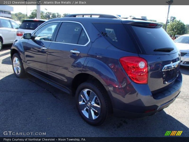 Atlantis Blue Metallic / Jet Black 2013 Chevrolet Equinox LT