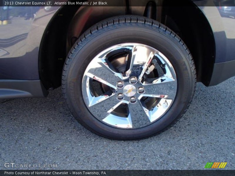 Atlantis Blue Metallic / Jet Black 2013 Chevrolet Equinox LT