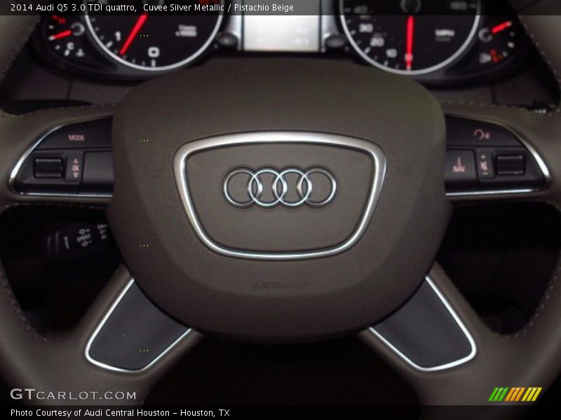 Cuvee Silver Metallic / Pistachio Beige 2014 Audi Q5 3.0 TDI quattro