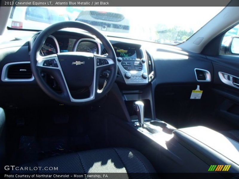 Atlantis Blue Metallic / Jet Black 2013 Chevrolet Equinox LT