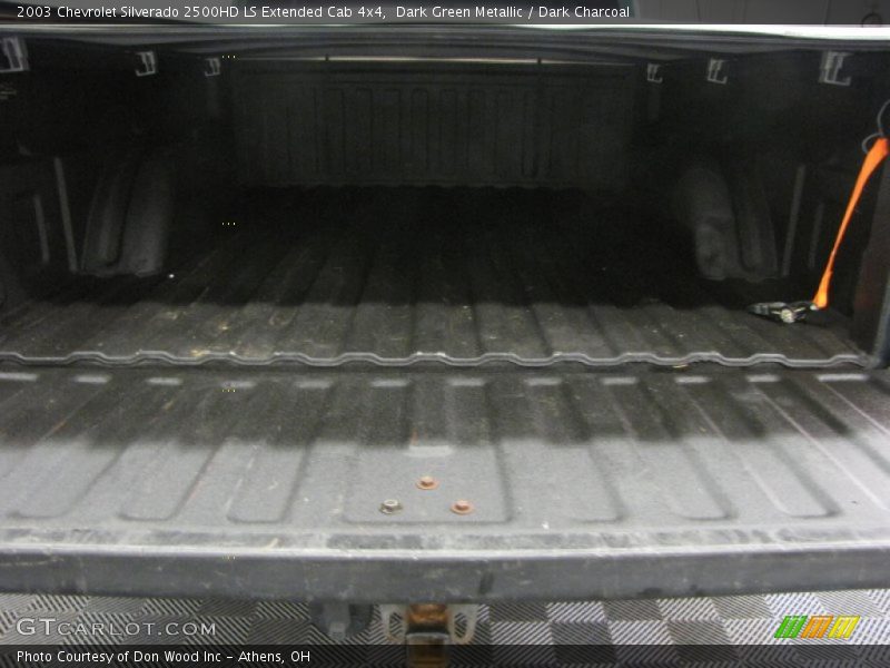Dark Green Metallic / Dark Charcoal 2003 Chevrolet Silverado 2500HD LS Extended Cab 4x4