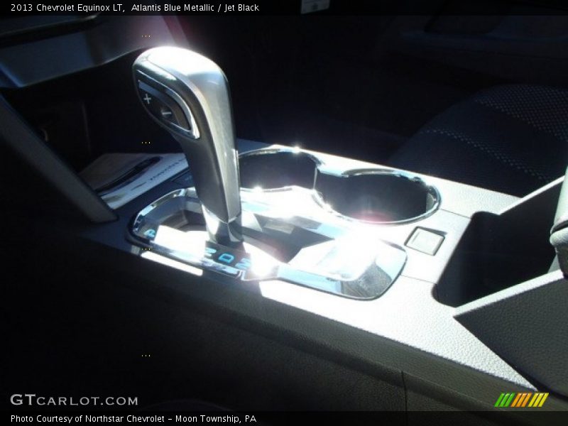 Atlantis Blue Metallic / Jet Black 2013 Chevrolet Equinox LT