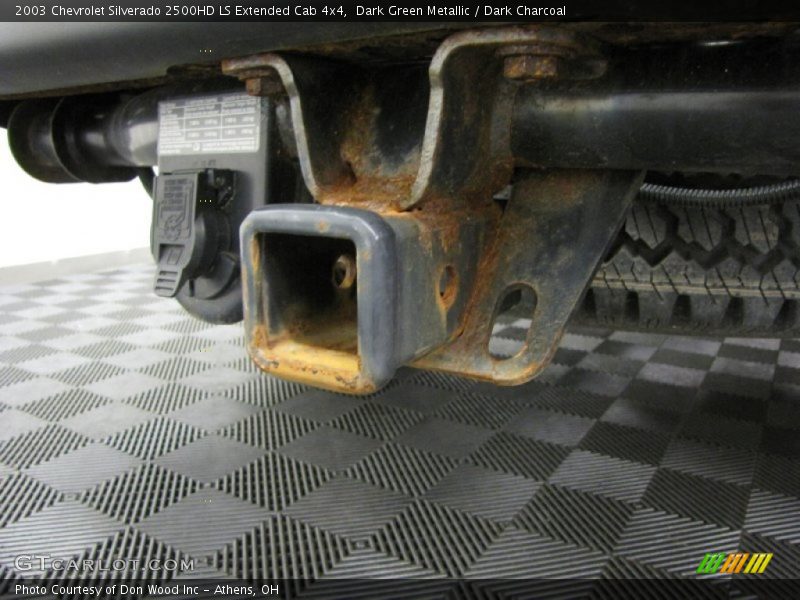 Dark Green Metallic / Dark Charcoal 2003 Chevrolet Silverado 2500HD LS Extended Cab 4x4