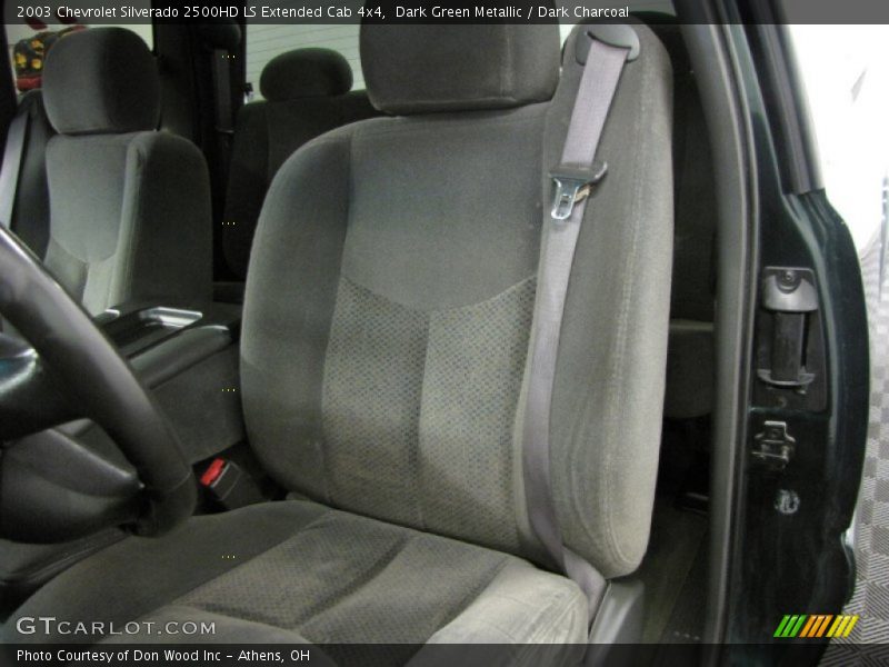 Dark Green Metallic / Dark Charcoal 2003 Chevrolet Silverado 2500HD LS Extended Cab 4x4