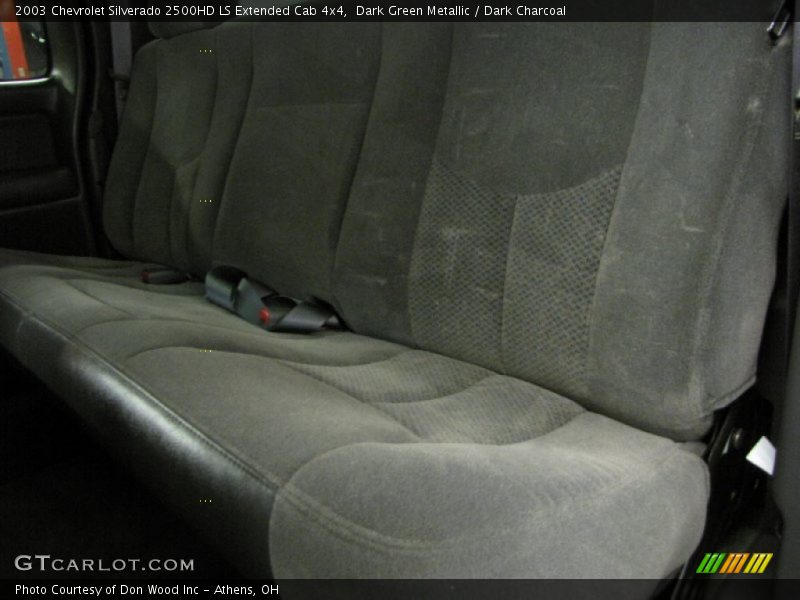 Dark Green Metallic / Dark Charcoal 2003 Chevrolet Silverado 2500HD LS Extended Cab 4x4