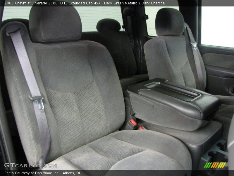 Dark Green Metallic / Dark Charcoal 2003 Chevrolet Silverado 2500HD LS Extended Cab 4x4