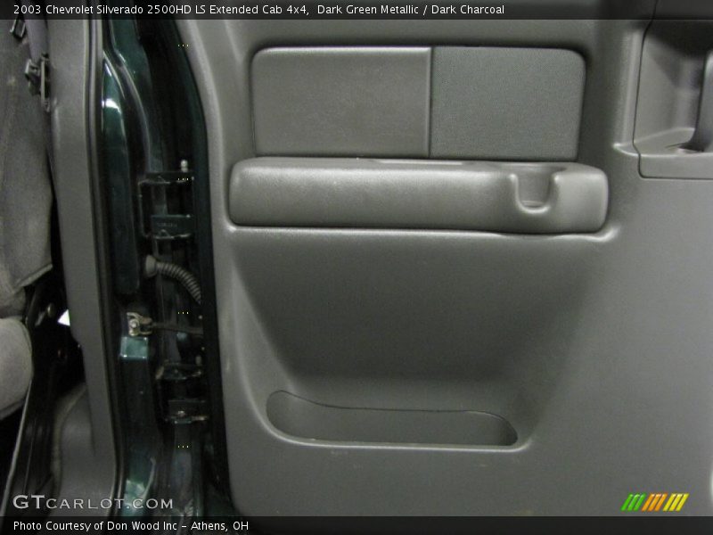 Dark Green Metallic / Dark Charcoal 2003 Chevrolet Silverado 2500HD LS Extended Cab 4x4