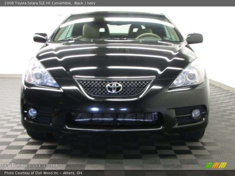 Black / Ivory 2008 Toyota Solara SLE V6 Convertible