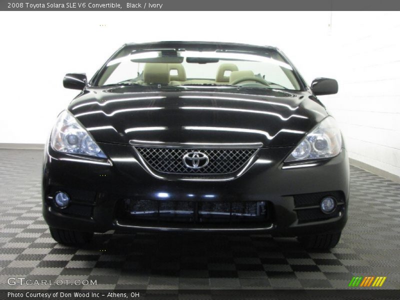 Black / Ivory 2008 Toyota Solara SLE V6 Convertible