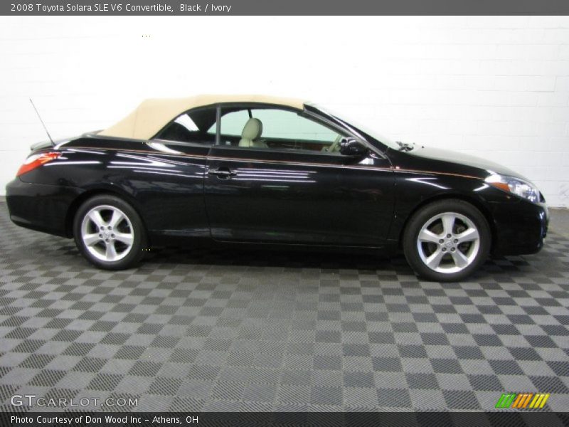 Black / Ivory 2008 Toyota Solara SLE V6 Convertible