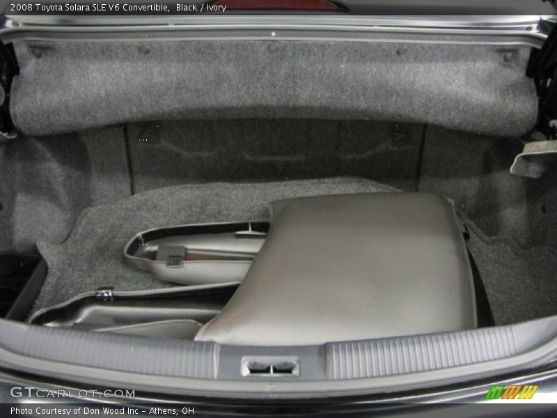Black / Ivory 2008 Toyota Solara SLE V6 Convertible