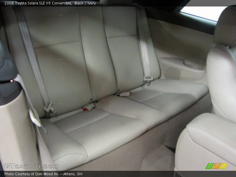 Black / Ivory 2008 Toyota Solara SLE V6 Convertible