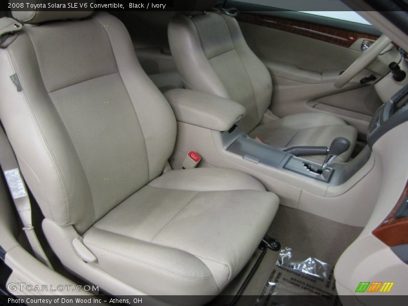 Black / Ivory 2008 Toyota Solara SLE V6 Convertible