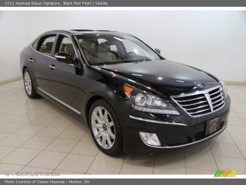 Black Noir Pearl / Saddle 2011 Hyundai Equus Signature