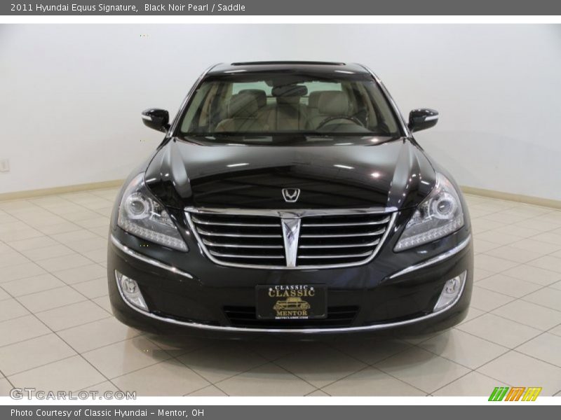 Black Noir Pearl / Saddle 2011 Hyundai Equus Signature