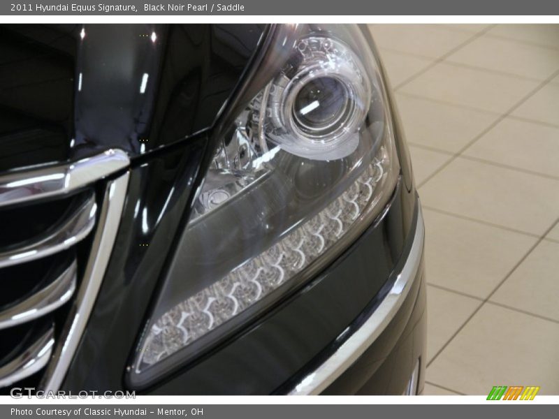 Black Noir Pearl / Saddle 2011 Hyundai Equus Signature