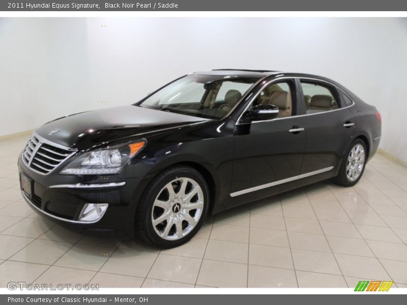 Black Noir Pearl / Saddle 2011 Hyundai Equus Signature