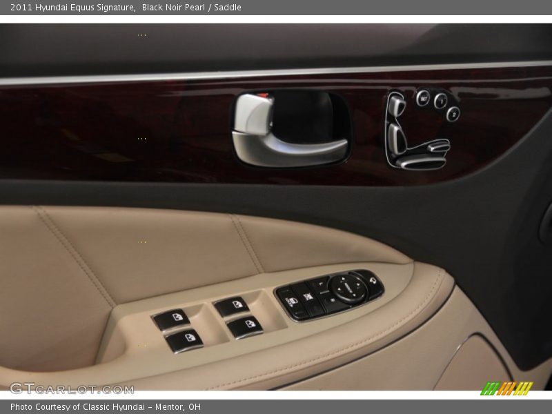 Black Noir Pearl / Saddle 2011 Hyundai Equus Signature