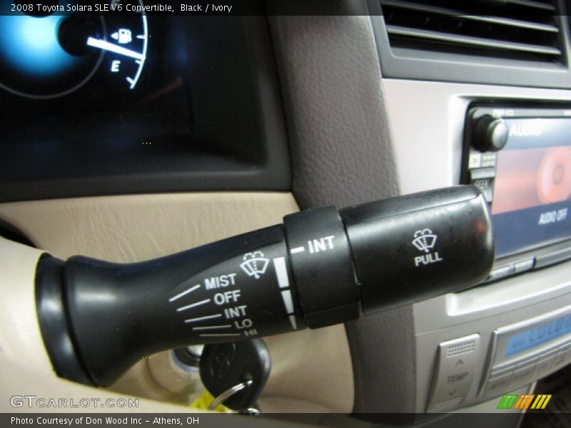 Black / Ivory 2008 Toyota Solara SLE V6 Convertible
