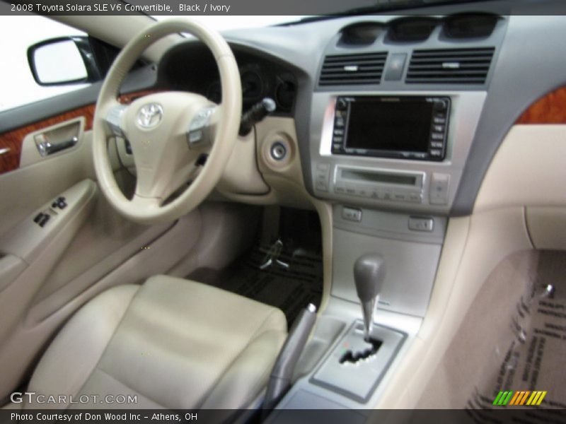 Black / Ivory 2008 Toyota Solara SLE V6 Convertible