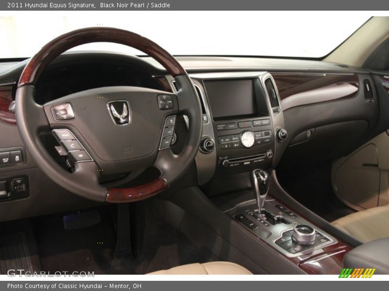 Black Noir Pearl / Saddle 2011 Hyundai Equus Signature