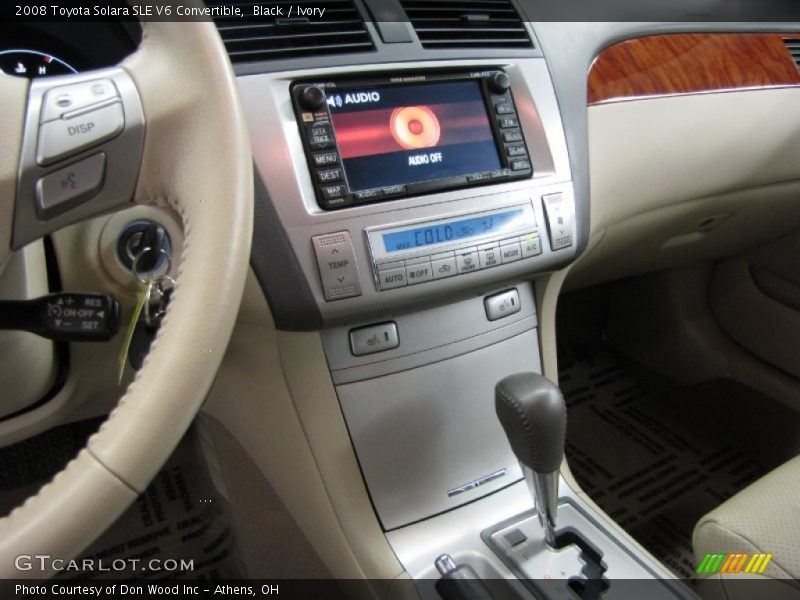 Black / Ivory 2008 Toyota Solara SLE V6 Convertible