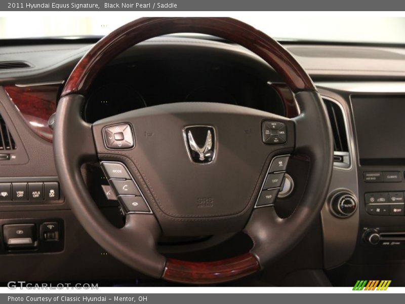 Black Noir Pearl / Saddle 2011 Hyundai Equus Signature