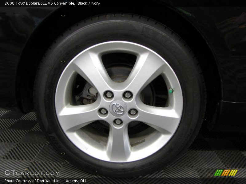 Black / Ivory 2008 Toyota Solara SLE V6 Convertible