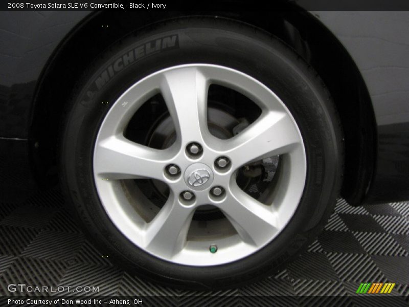 Black / Ivory 2008 Toyota Solara SLE V6 Convertible