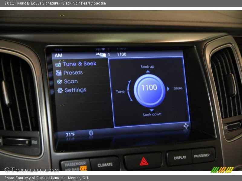 Black Noir Pearl / Saddle 2011 Hyundai Equus Signature