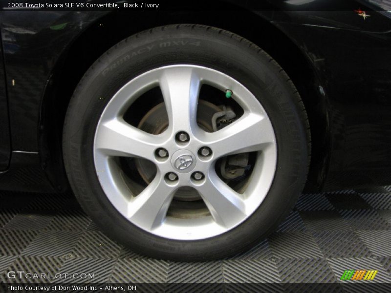 Black / Ivory 2008 Toyota Solara SLE V6 Convertible