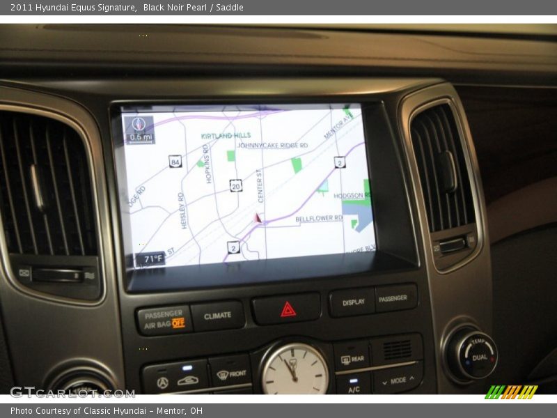 Black Noir Pearl / Saddle 2011 Hyundai Equus Signature