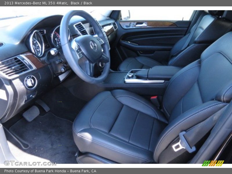 Black / Black 2013 Mercedes-Benz ML 350 4Matic