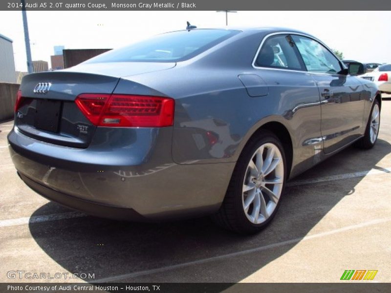 Monsoon Gray Metallic / Black 2014 Audi A5 2.0T quattro Coupe