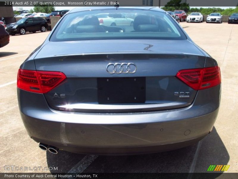 Monsoon Gray Metallic / Black 2014 Audi A5 2.0T quattro Coupe