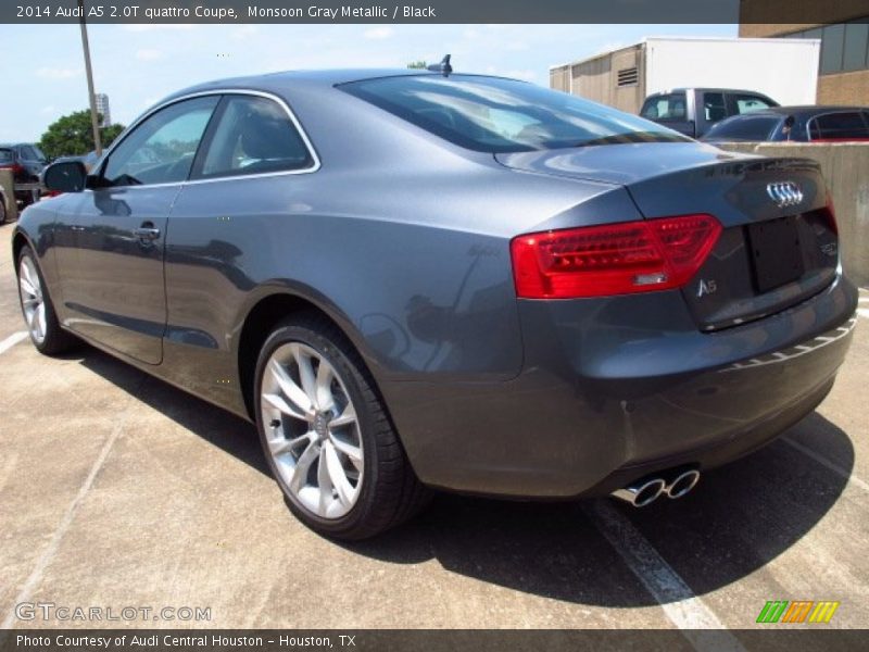 Monsoon Gray Metallic / Black 2014 Audi A5 2.0T quattro Coupe