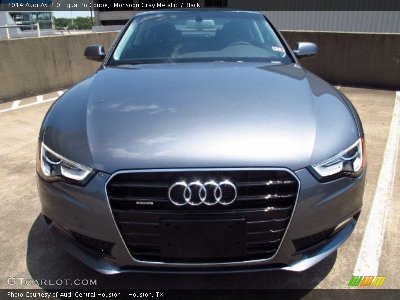 Monsoon Gray Metallic / Black 2014 Audi A5 2.0T quattro Coupe