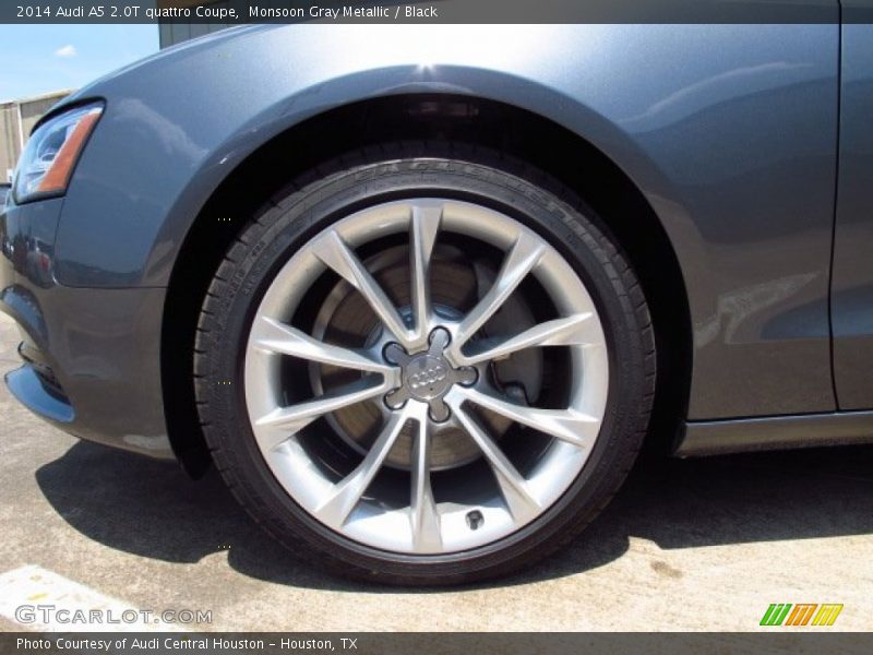 Monsoon Gray Metallic / Black 2014 Audi A5 2.0T quattro Coupe