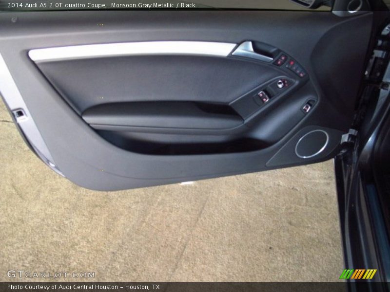 Monsoon Gray Metallic / Black 2014 Audi A5 2.0T quattro Coupe