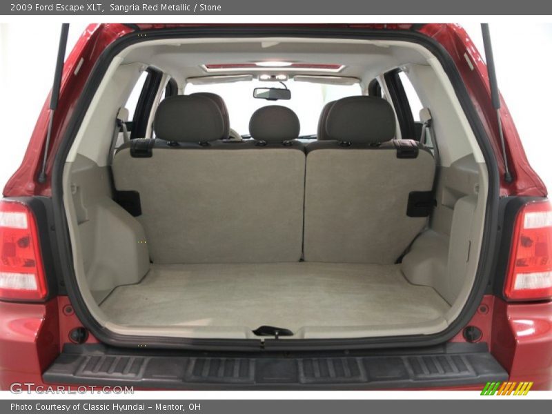 Sangria Red Metallic / Stone 2009 Ford Escape XLT