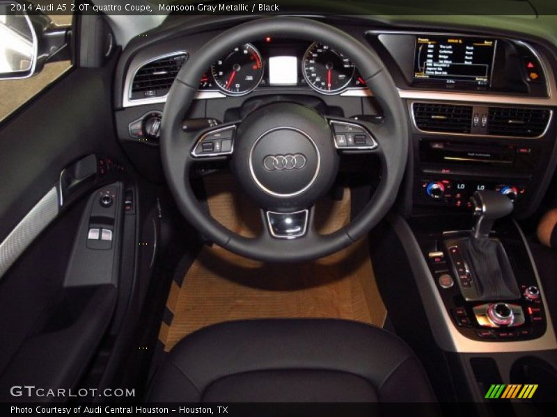 Monsoon Gray Metallic / Black 2014 Audi A5 2.0T quattro Coupe