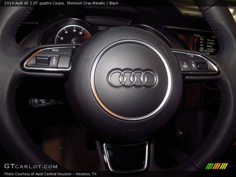 Monsoon Gray Metallic / Black 2014 Audi A5 2.0T quattro Coupe