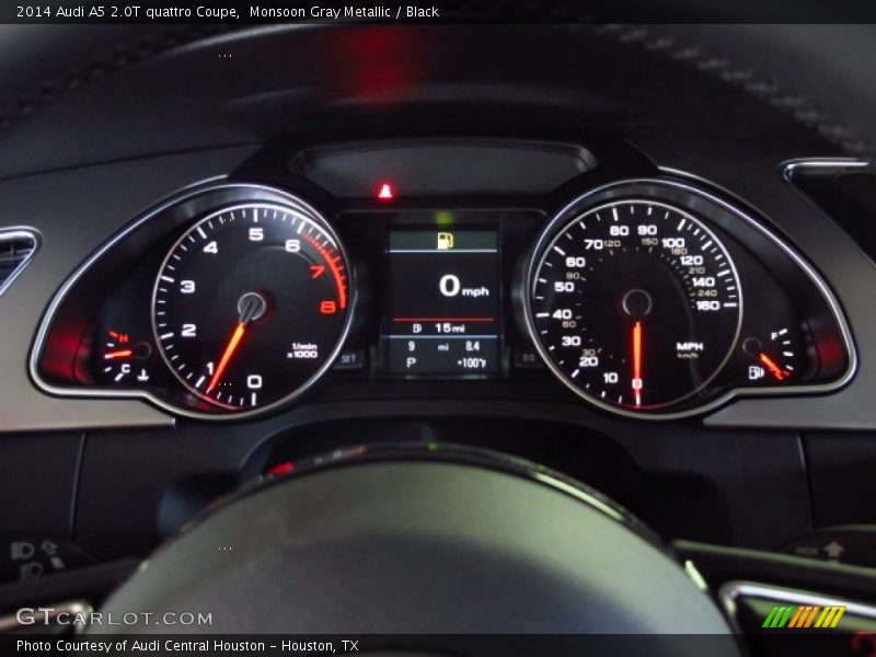 Monsoon Gray Metallic / Black 2014 Audi A5 2.0T quattro Coupe
