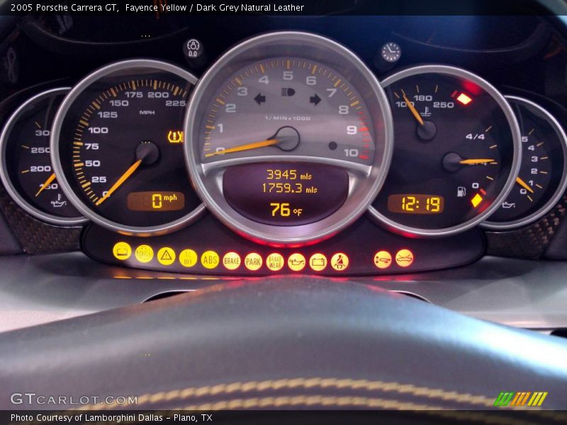  2005 Carrera GT   Gauges