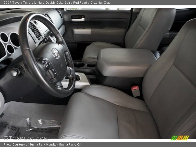 Salsa Red Pearl / Graphite Gray 2007 Toyota Tundra Limited Double Cab